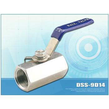 1-PC THREAD BALL VALVES HEXAGONAL & POLISHED
